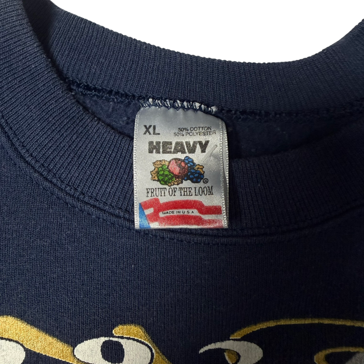 Vintage Dallas Cowboys World Champions Navy Blue Crewneck Sweatshirt - XL