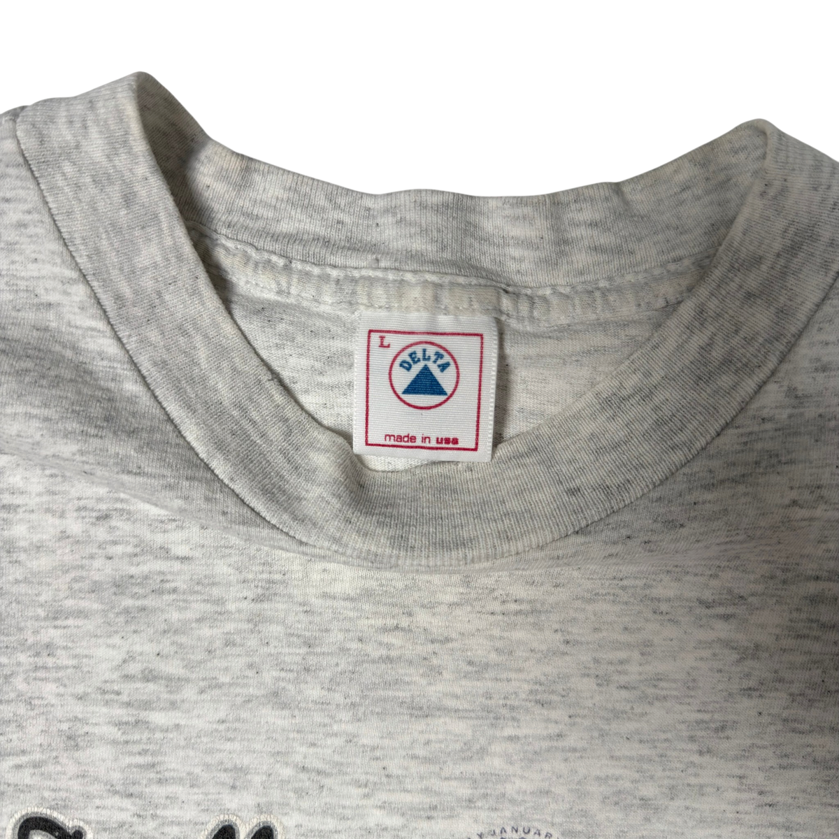 Vintage Dallas Cowboys Flintstones Back-to-Back Super Bowl Champs Heather Gray T-Shirt - M