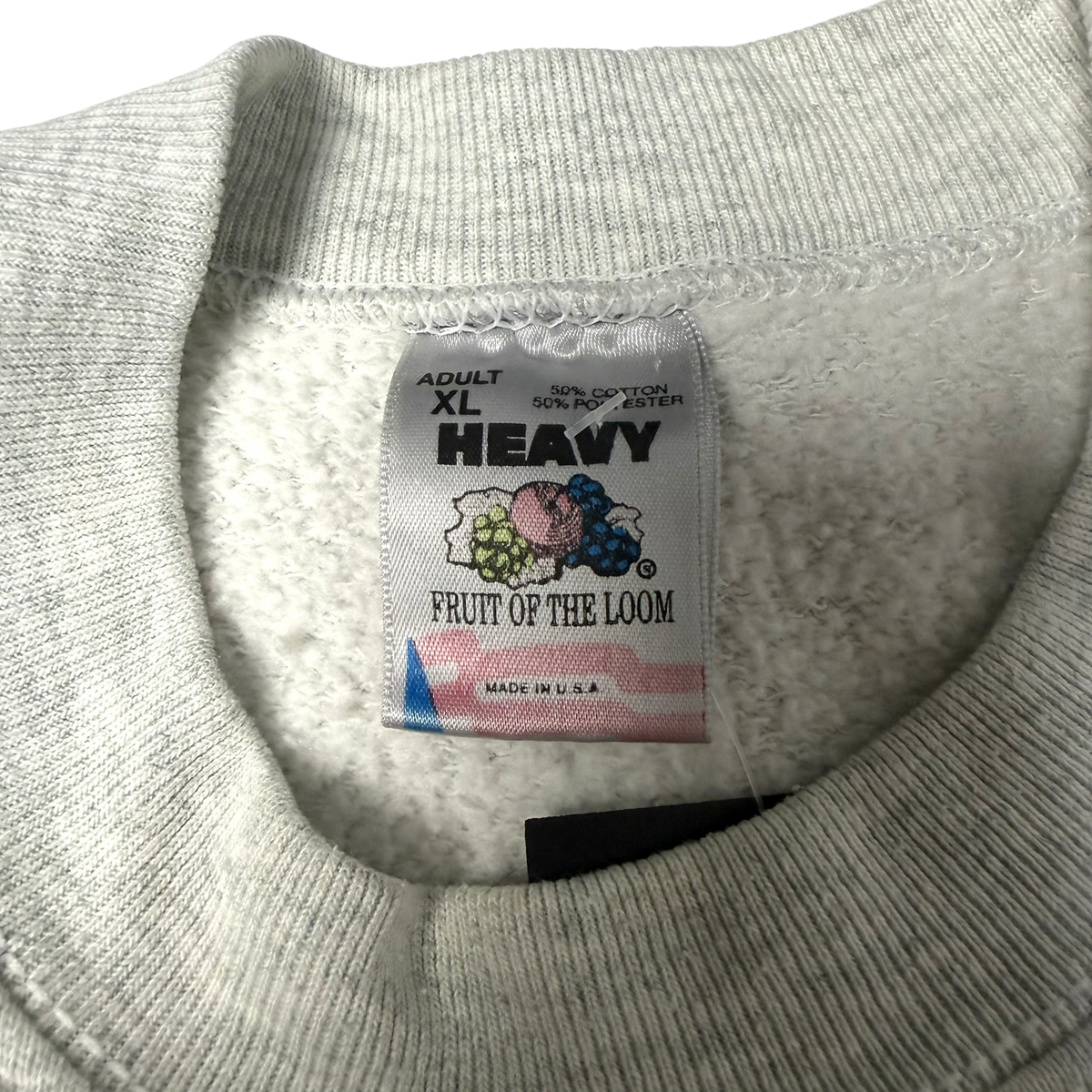 Vintage Dallas Cowboys Spellout Champions Heather Gray Crewneck Sweatshirt - XL