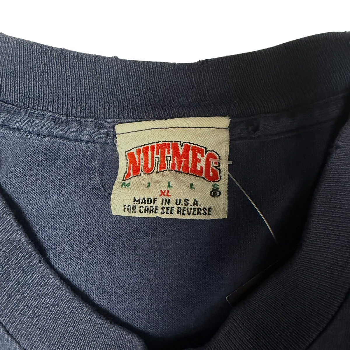 Vintage Distressed Navy Blue Nutmeg Dallas Cowboys Super Bowl Champions T-Shirt - L