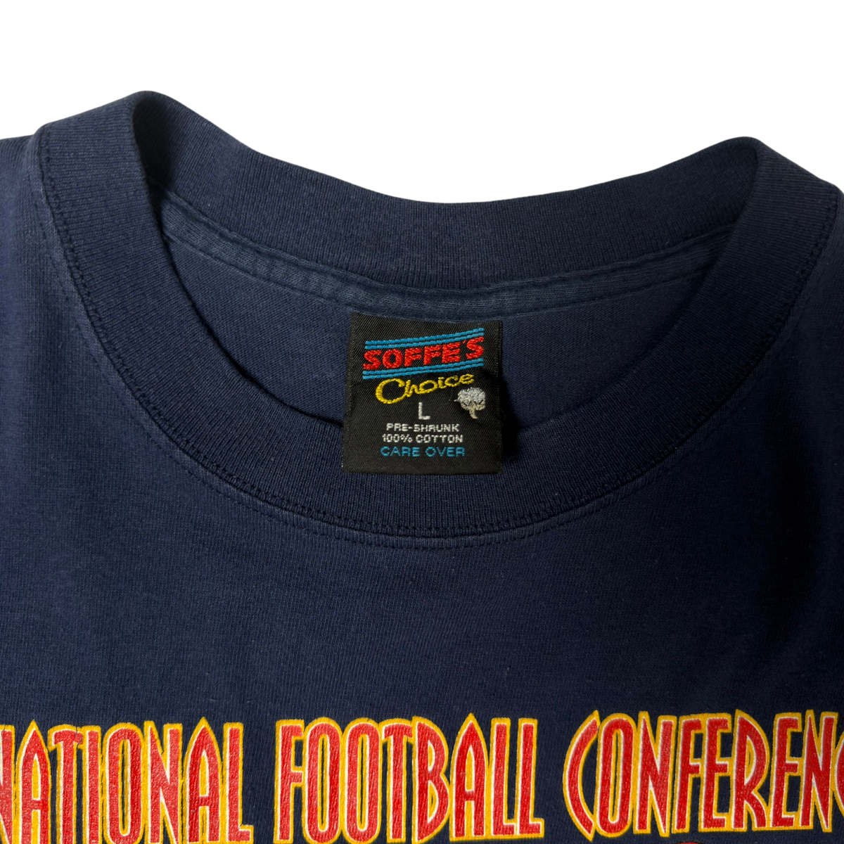 Vintage Dallas Cowboys Conference Champions Navy Blue T-Shirt - L